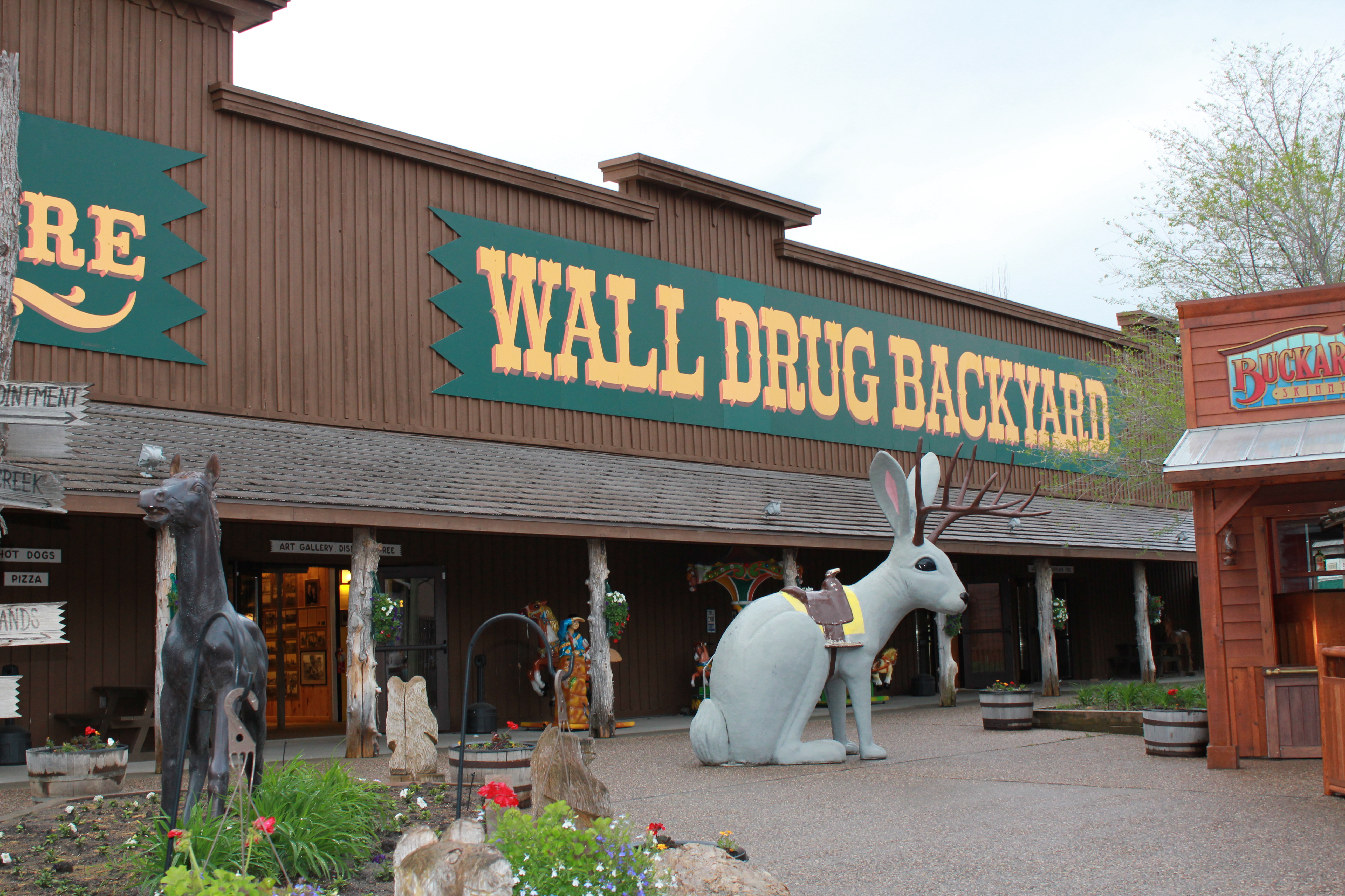 Wall Drug tourist trap, South Dakota tourist trap, what is a jackalope
