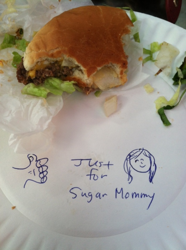 Irv's Burgers Hollywood, Los Angeles sugar momma